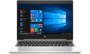 Otwarty laptop HP ProBook 440 G6 z ekranem 14 cali i klawiaturą