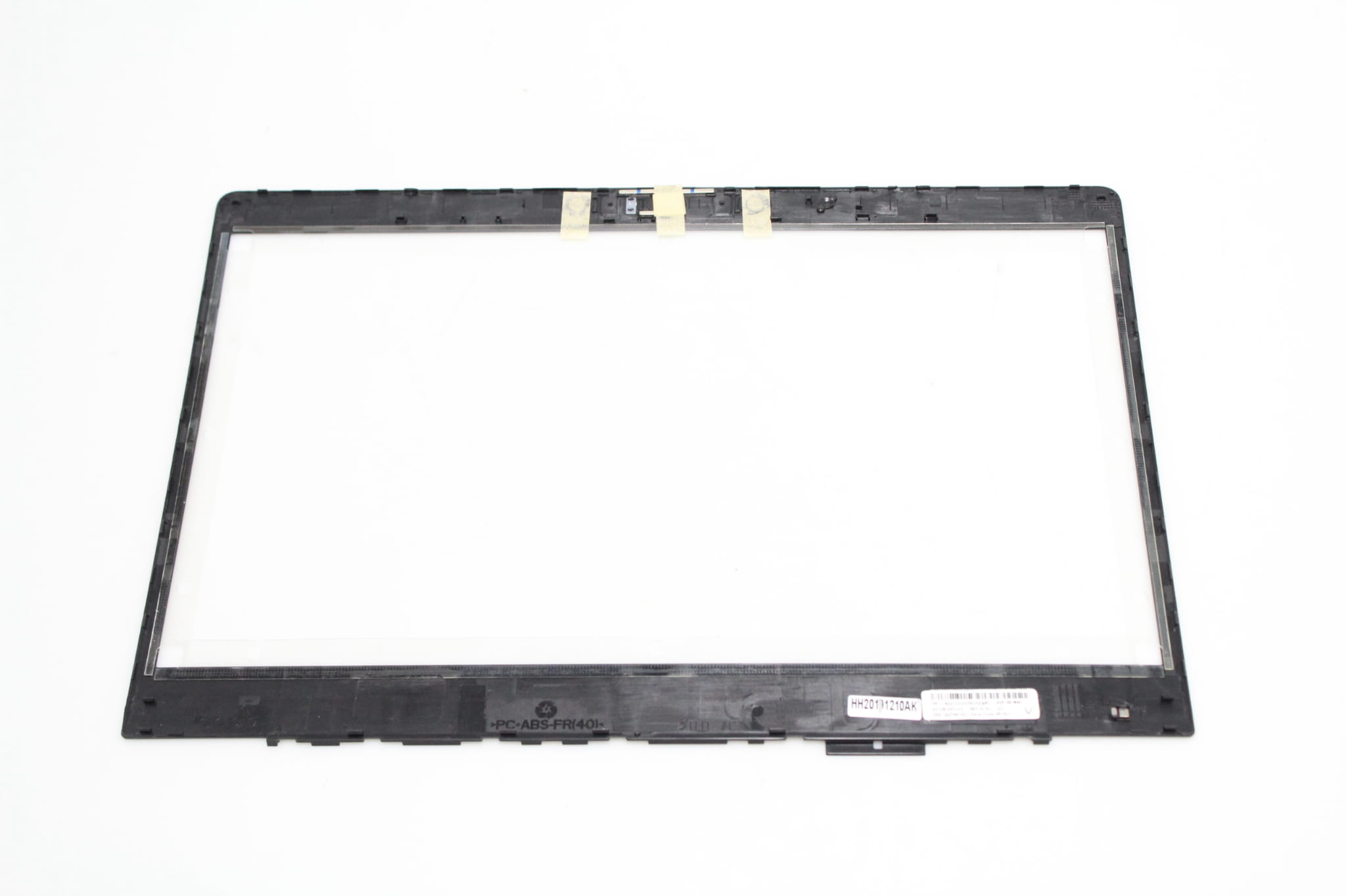Nowa Ramka Matrycy do HP ZBook 14u G5 EliteBook 840 G5 G6 2 Tylna strona czarnej ramki matrycy HP z zaczepami montażowymi i modułem kamery