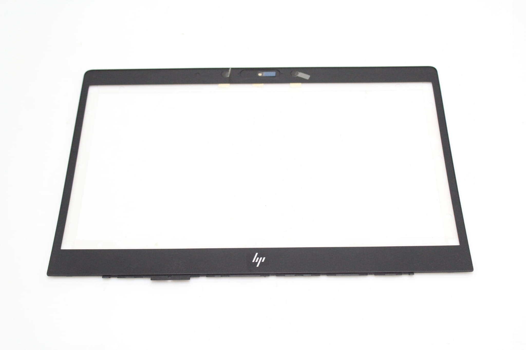 Nowa Ramka Matrycy do HP ZBook 14u G5 EliteBook 840 G5 G6 3 Czarna ramka matrycy HP od frontu z logo na dole i otworem na kamerę