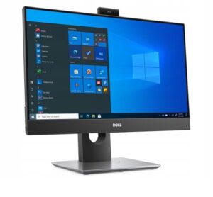 Dell OptiPlex 7470 AIO od przodu z ekranem 24 cale, kamerką i systemem Windows