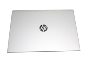 Srebrna zewnętrzna klapa matrycy HP ProBook 450 i 455 G7 z logo HP