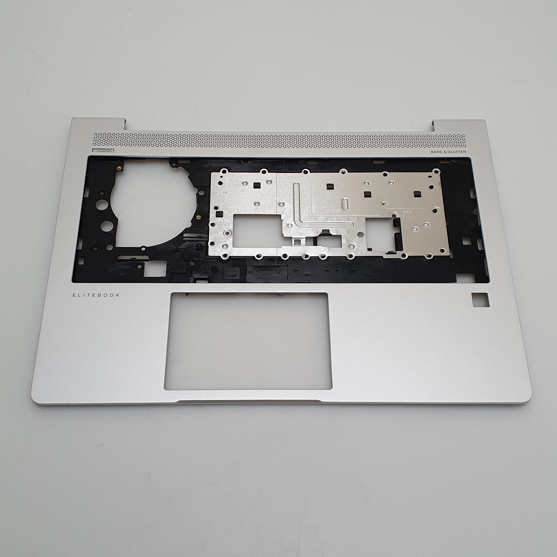 Nowy Palmrest do HP EliteBook 745 840 G5 G6 2 Srebrny palmrest do HP EliteBook 745 840 G5 G6 z widocznymi mocowaniami
