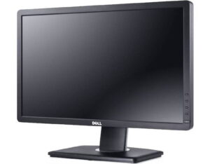 Monitor Dell P2312Ht z czarną obudową i regulowaną podstawą, widok z przodu