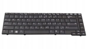 Czarna klawiatura do laptopa HP 6440B z układem QWERTY i trackpointem