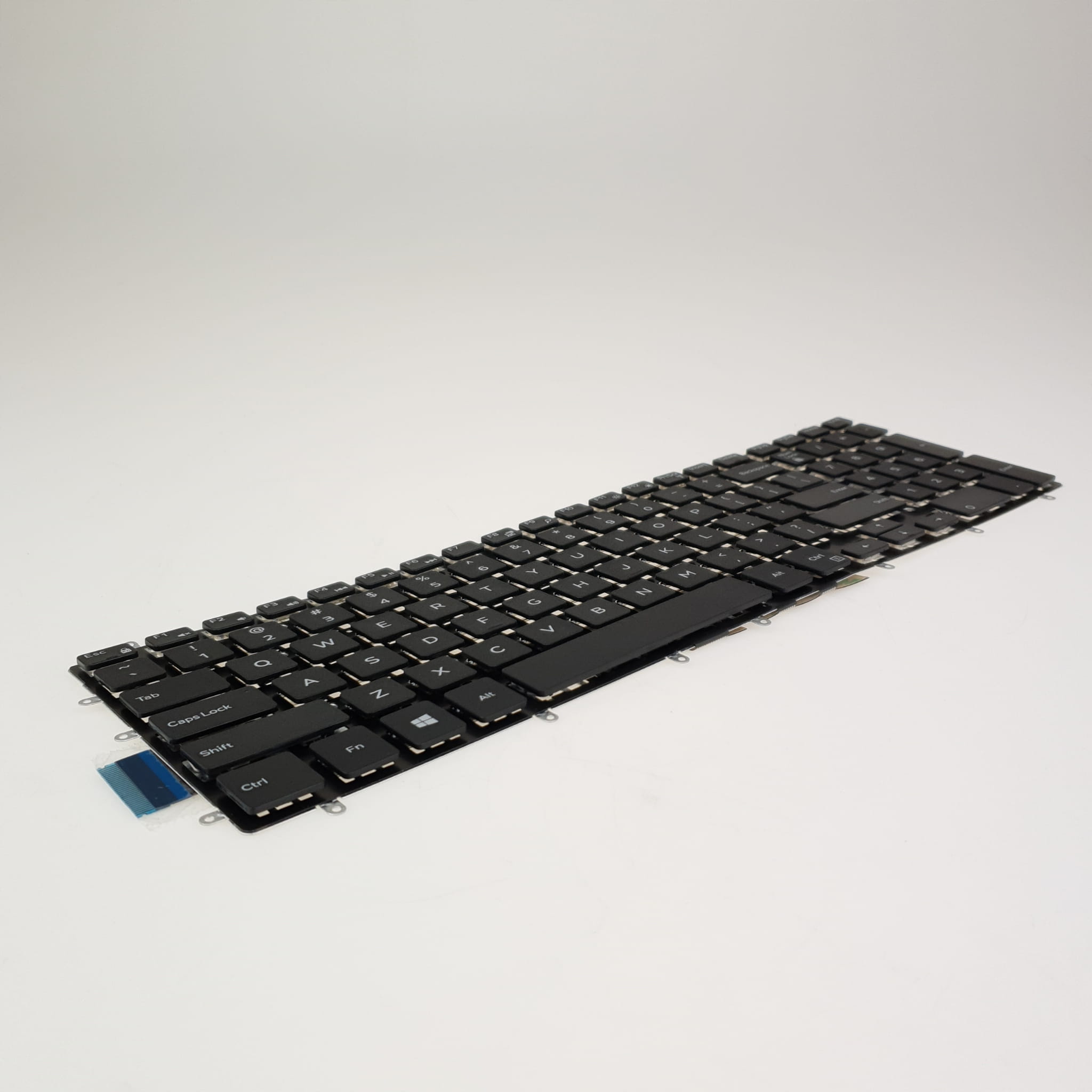 Nowa Klawiatura do Dell Latitude 3500 3590 Vostro 5568 7570 4 Czarna klawiatura do laptopa Dell z blokiem numerycznym i widoczną taśmą połączeniową