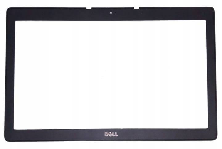 Nowa Ramka Matrycy Dell E6520 Kamera 1 Czarna ramka matrycy do Dell Latitude E6520 z otworem na kamerę i logo Dell