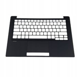 Czarny palmrest Dell Latitude 7280 z otworami na klawiaturę i touchpad, widok od góry