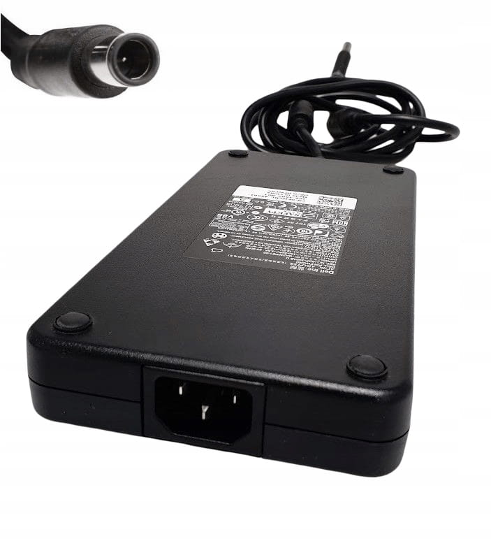 Zasilacz Dell Precision 19.5V 12.3A 240W 1 Czarny zasilacz Dell Precision 240W z przewodem, wtykiem z pinem i gniazdem zasilania IEC