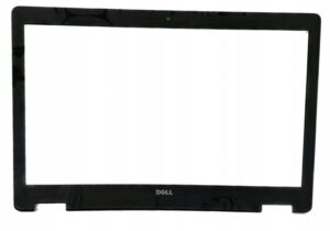 Czarna ramka matrycy Dell Latitude 5580 i 5590 od frontu z logo Dell