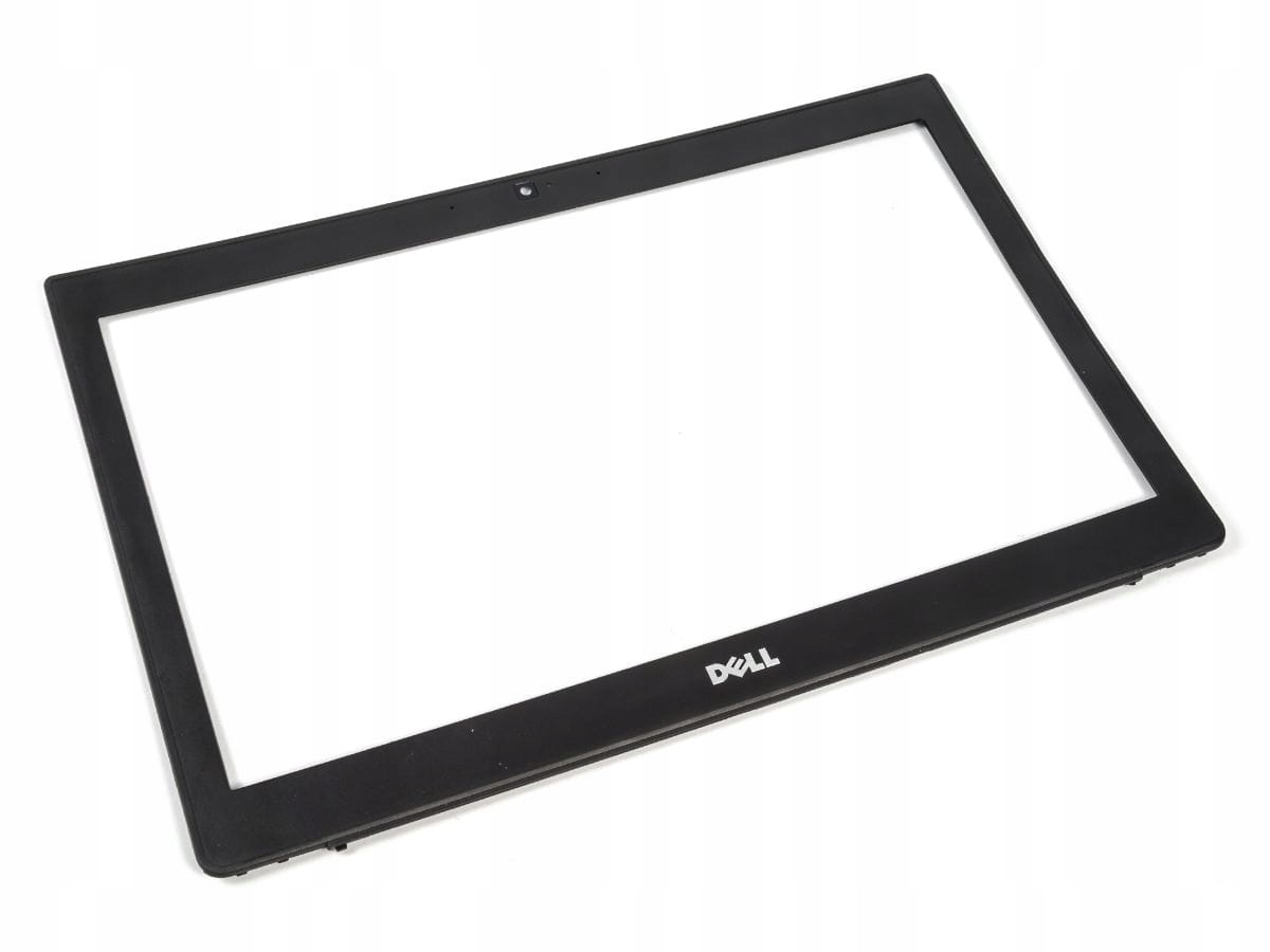 Ramka Matrycy do Dell Latitude 7280 7290 | 0K38WD 1 Czarna ramka matrycy Dell z logo na dolnej krawędzi i otworem na kamerę