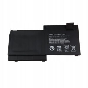 Czarna bateria SB03XL do HP EliteBook, widok od strony etykiety