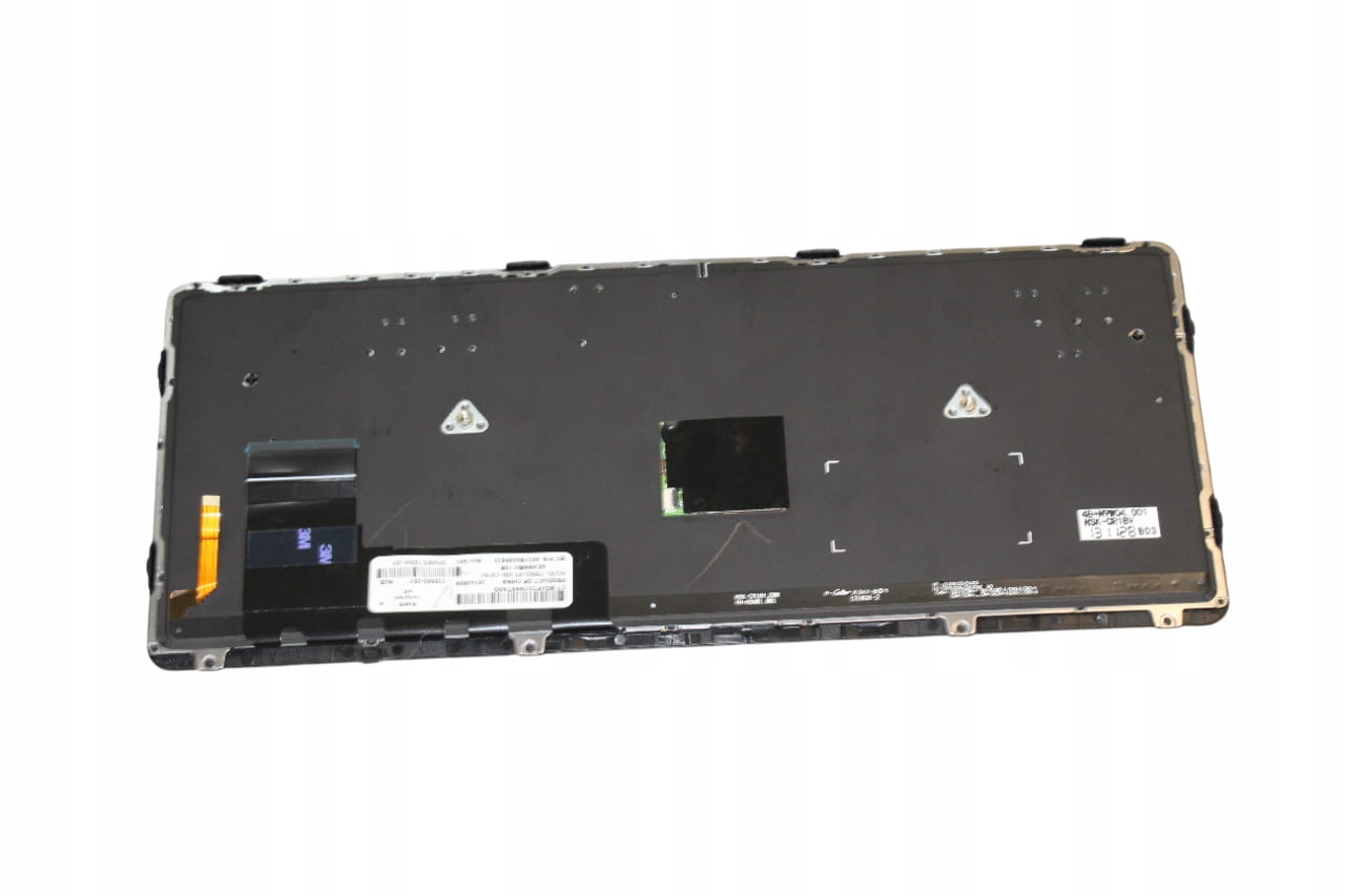 Oryginalna Podświetlana Klawiatura do HP EliteBook 720 725 810 820 G1 G2 2 Tył czarnej klawiatury do HP EliteBook z taśmą połączeniową