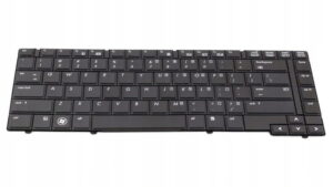 Czarna klawiatura do laptopa HP z trackpointem i blokiem klawiszy nawigacyjnych