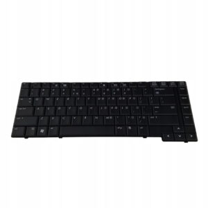 Czarna klawiatura do laptopa HP Compaq 6530b i 6535b na białym tle