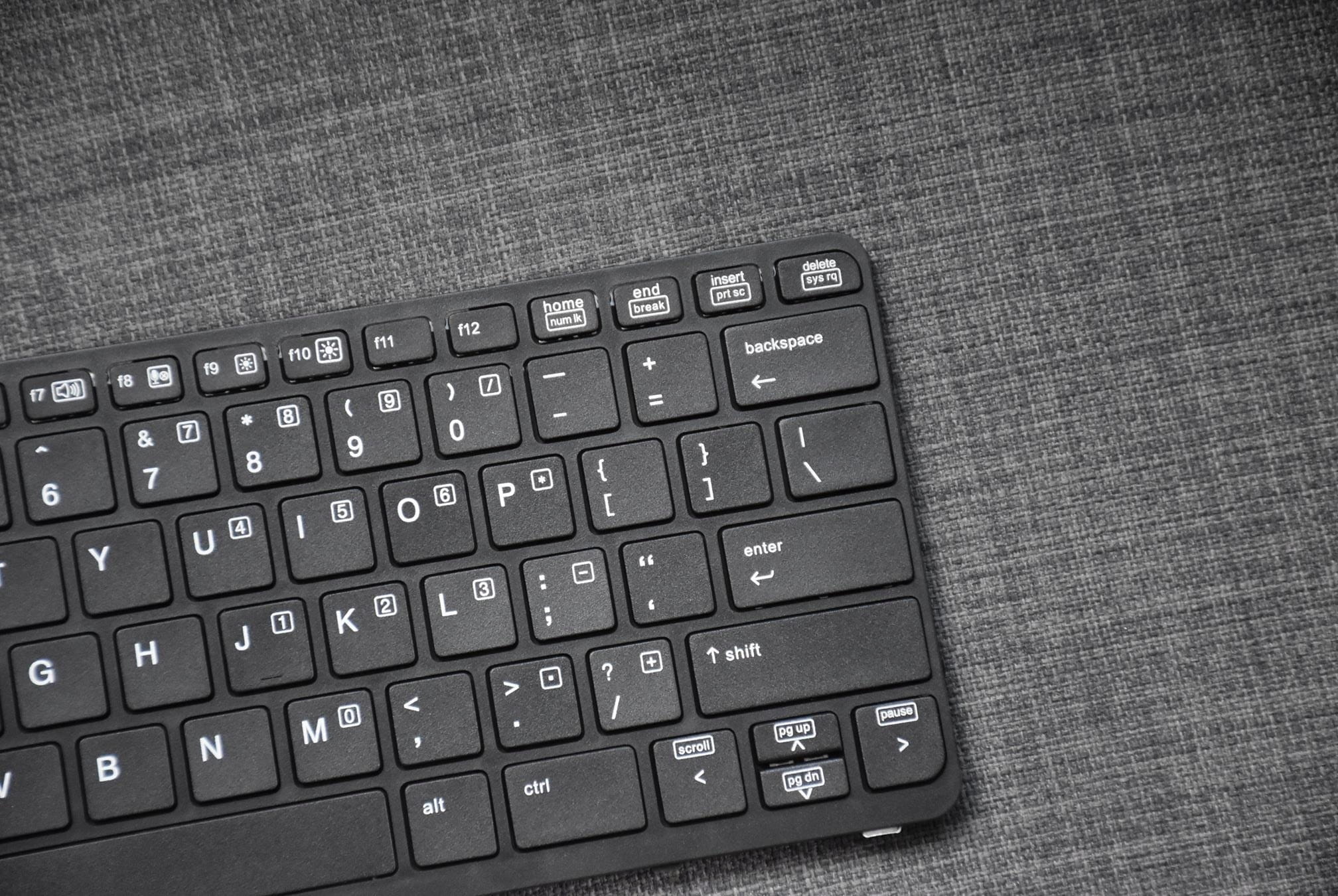 Nowa Klawiatura do HP 720 725 810 820 G1 G2 3 Prawa część czarnej klawiatury do laptopa HP z klawiszami strzałek