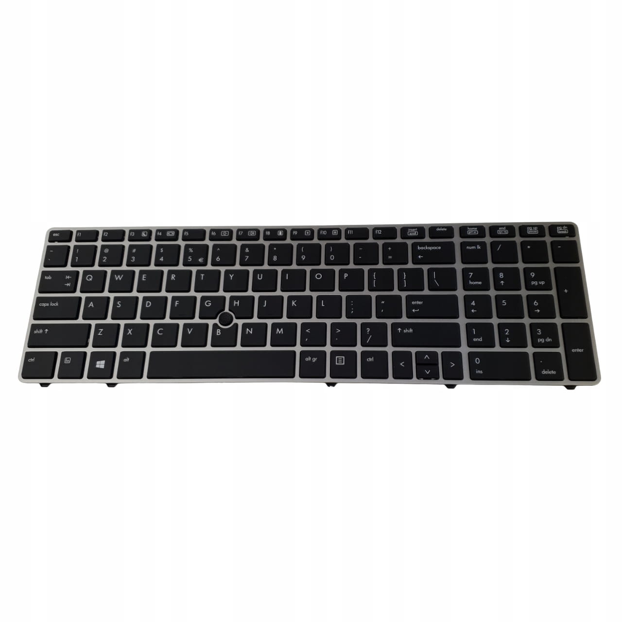 Oryginalna Klawiatura HP EliteBook 8560p 8570p | QWERTY PL 1 Oryginalna klawiatura HP EliteBook 8560p i 8570p QWERTY PL z TrackPoint, widok od góry