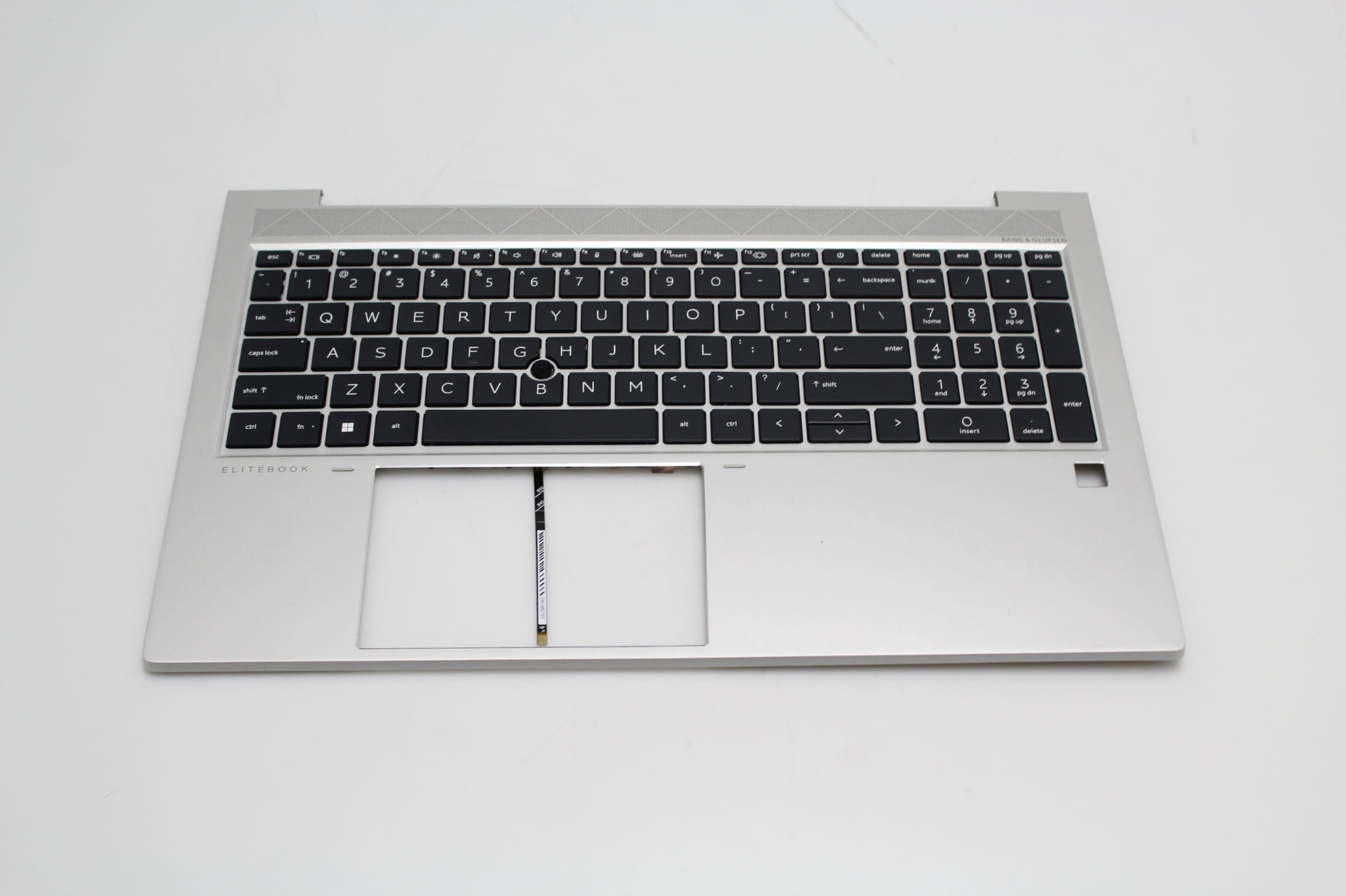 Palmrest + Klawiatura do HP EliteBook 850 G7 3 Srebrny palmrest z klawiaturą i touchpadem do HP EliteBook 850 G7