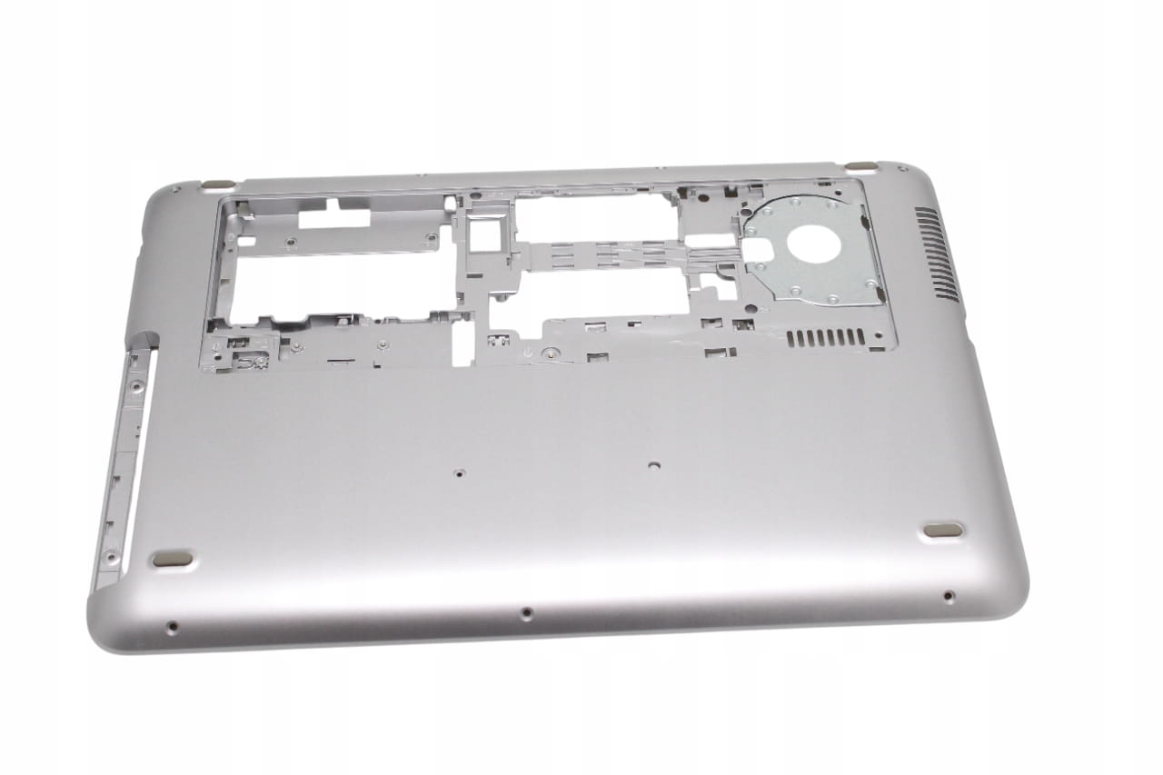 Nowa Dolna Obudowa Kadłubek do HP ProBook 450 G4 1 Srebrna dolna obudowa HP ProBook 450 G4 od wewnętrznej strony z otworami montażowymi