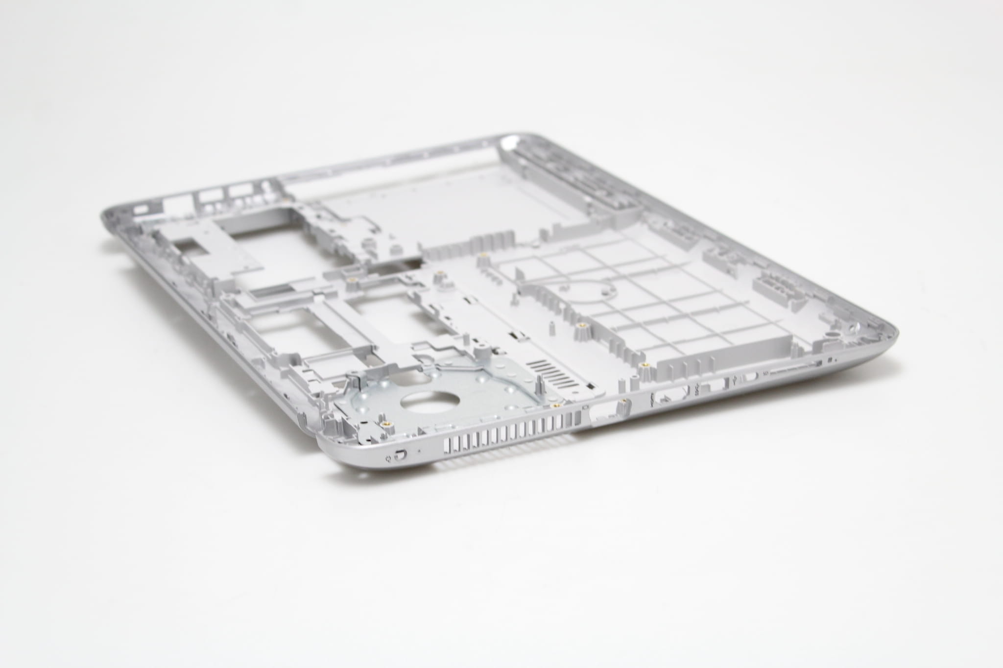 Nowa Dolna Obudowa Kadłubek do HP ProBook 450 G4 2 Dolna obudowa do HP ProBook 450 G4 w srebrnym kolorze, widok pod kątem od środka