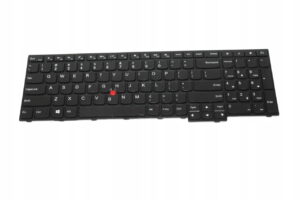Czarna klawiatura do Lenovo ThinkPad z czerwonym TrackPointem i blokiem numerycznym