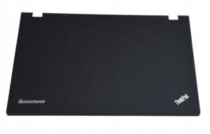 Czarna zewnętrzna klapa matrycy Lenovo ThinkPad T530 z logo Lenovo i ThinkPad