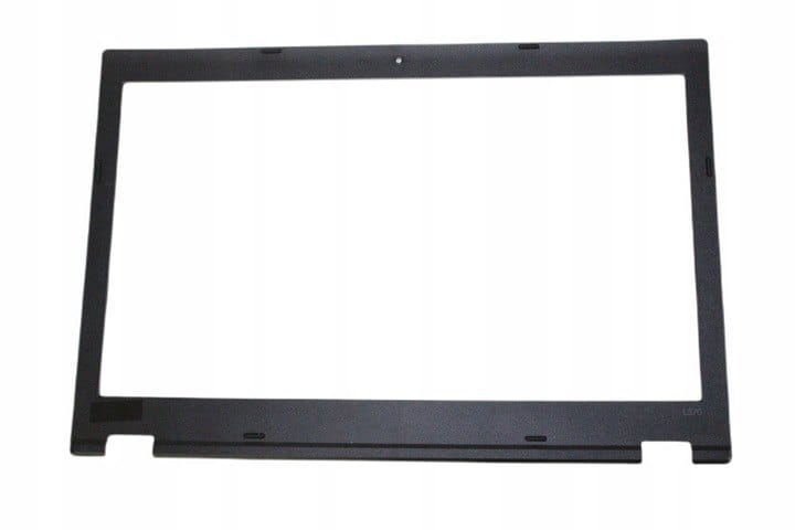 Nowa Ramka Matrycy Lenovo L570 Kamera 1 Czarna przednia ramka matrycy Lenovo L570 z otworem na kamerę u góry